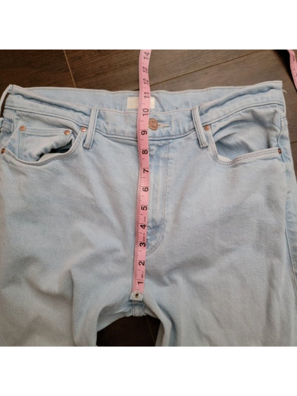 Mother The Twister Ankle Fray Jeans Casual Grunge Y2K Contemporary Womens 29 - Picture 5 of 7